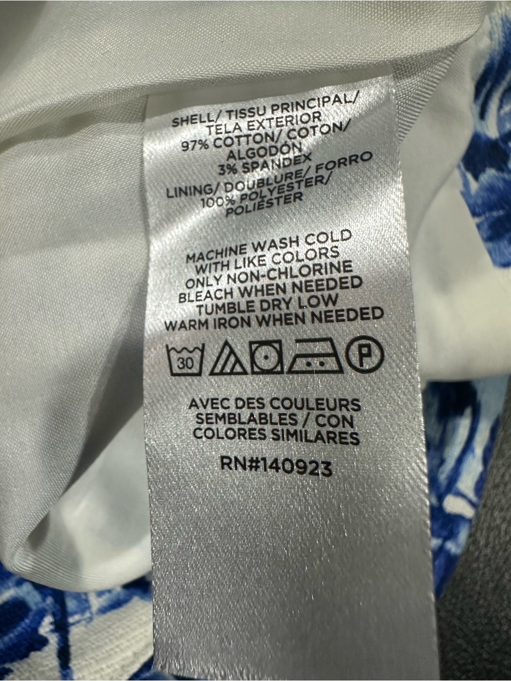 Loft Toile de Jouy Printed Mini Skirt Sz 2 - Picture 6 of 7